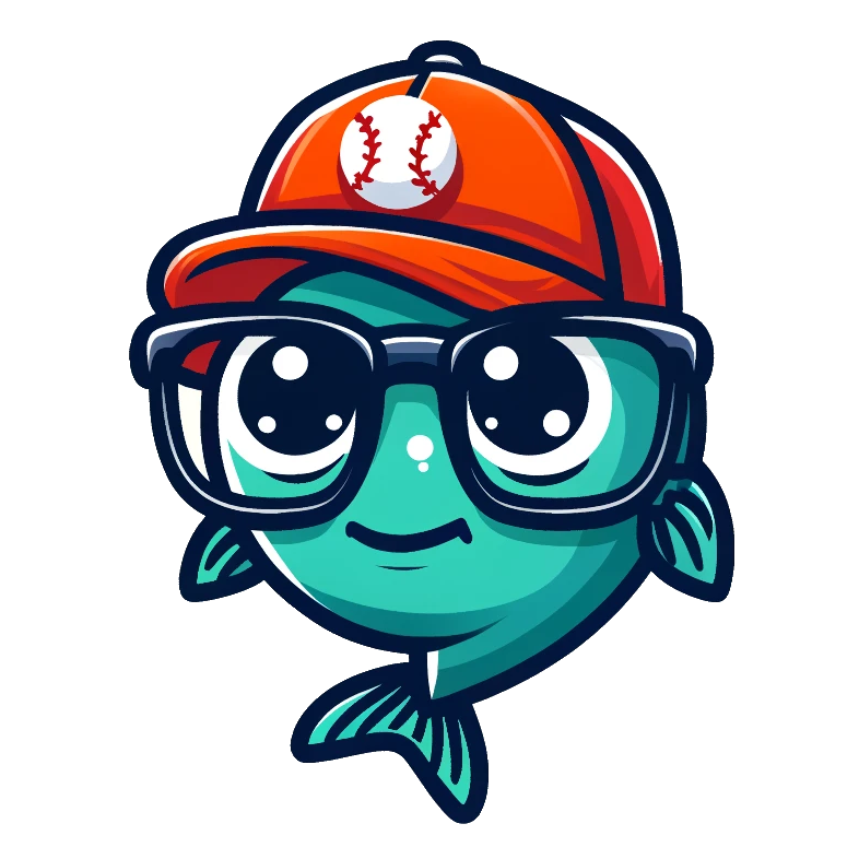 Baseball Fish Logo